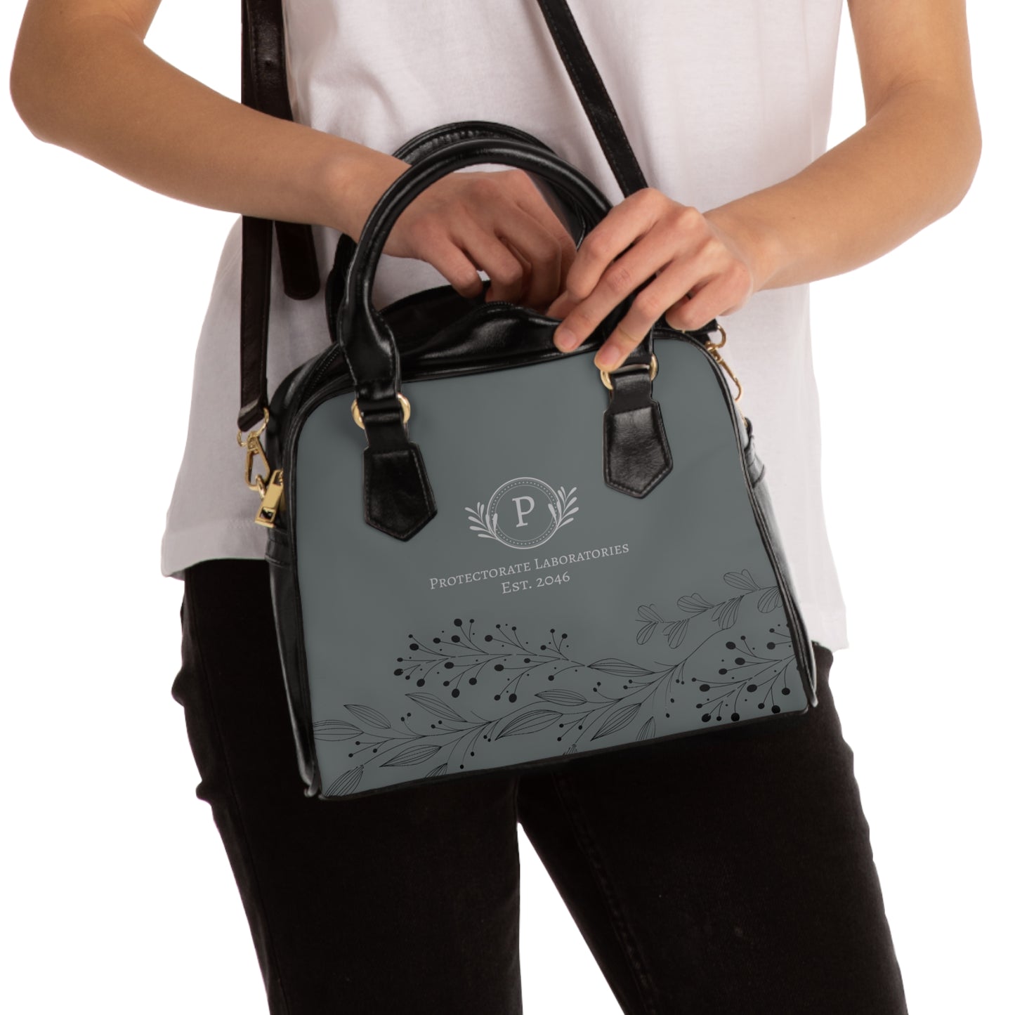 Elegant Floral Print Shoulder Handbag, Stylish Everyday Tote, Cute Handbag for Women, Perfect Gift for Her, Essential Fashion Accessory