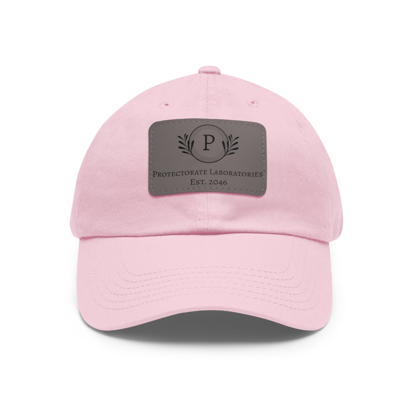 Dad Hat with Leather Patch (Rectangle)