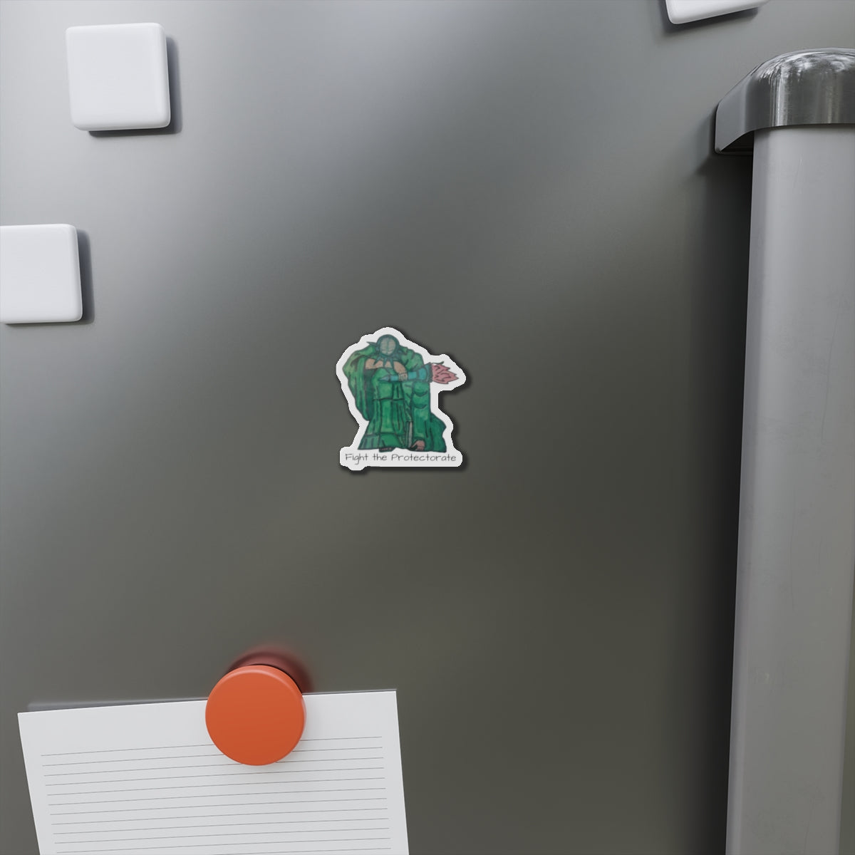 Protectorate support Die-Cut Magnets