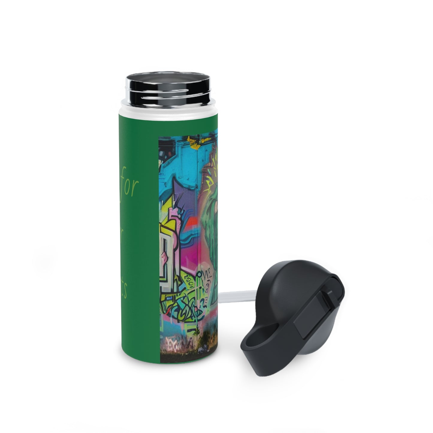 Stainless Steel Water Bottle, Standard Lid