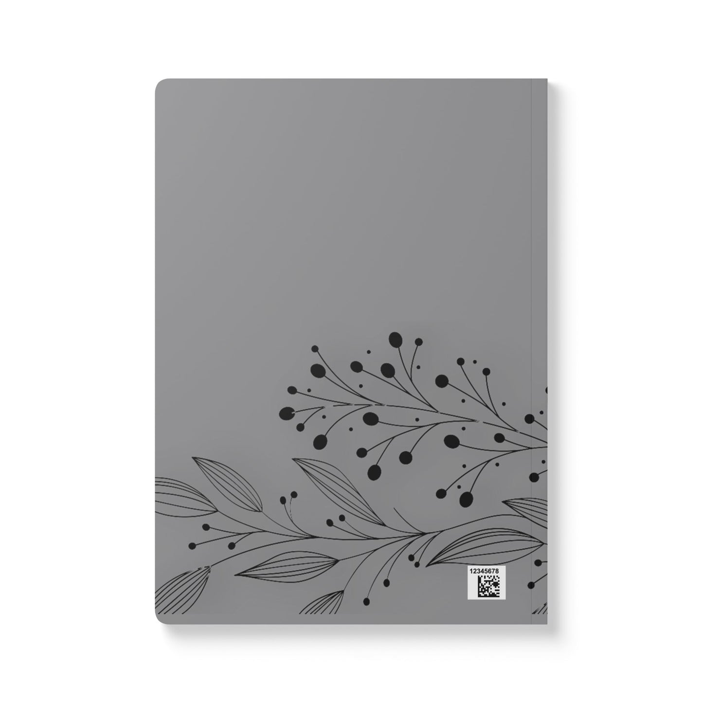 Elegant Floral Softcover Journal, Personalized Writing Notebook, Diary for Creative Minds, Gift for Writers, 2046 Est., Daily Planner