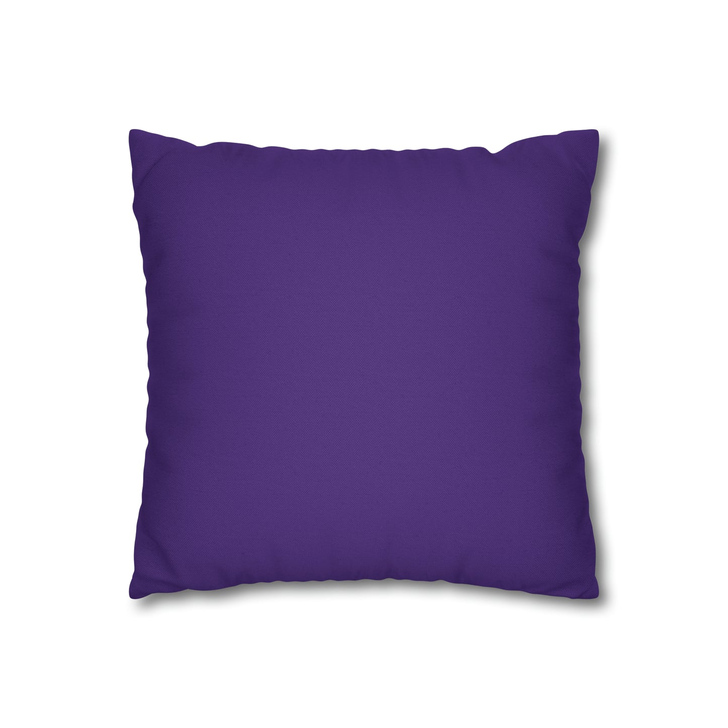 Purple Spun Polyester Square Pillow Case