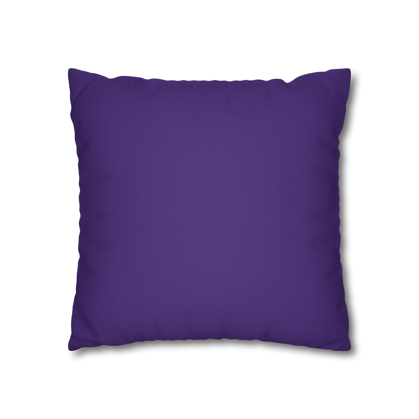 Purple Spun Polyester Square Pillow Case