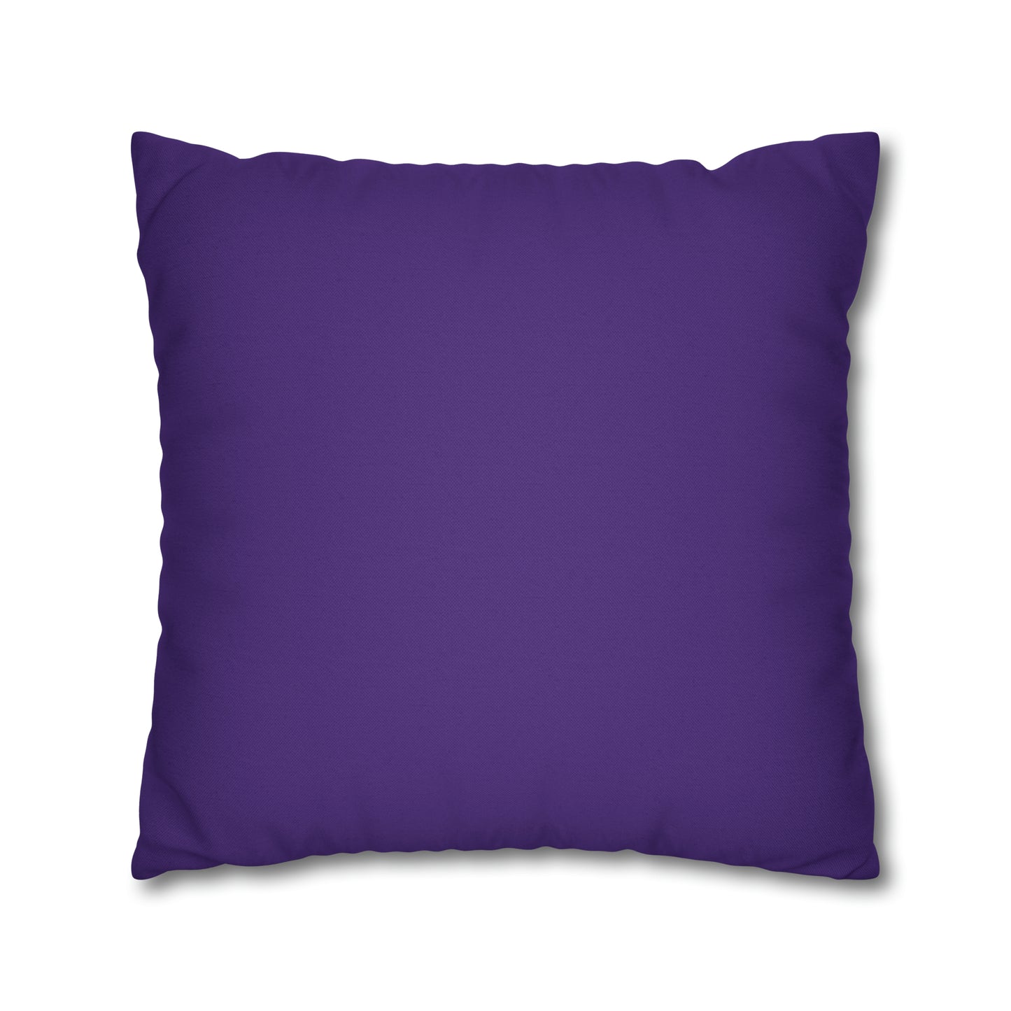 Purple Spun Polyester Square Pillow Case