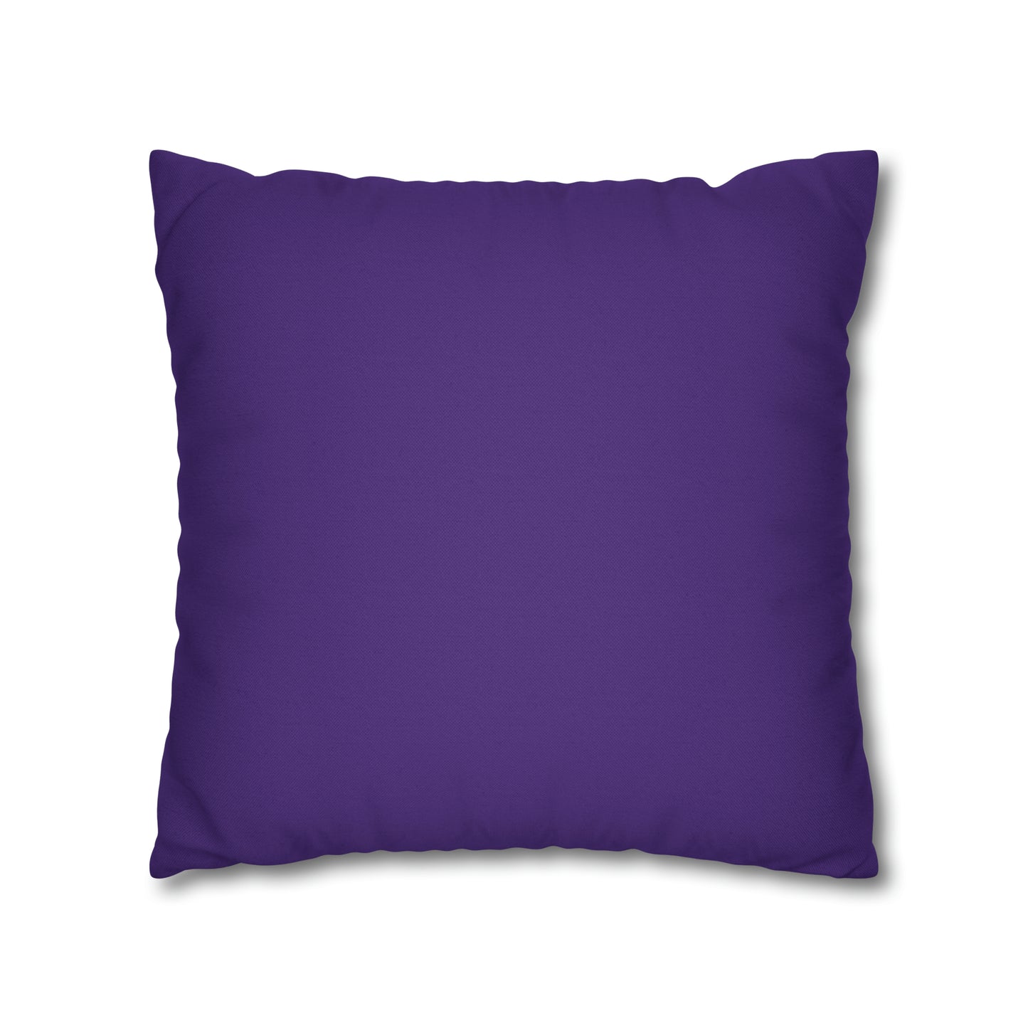 Purple Spun Polyester Square Pillow Case