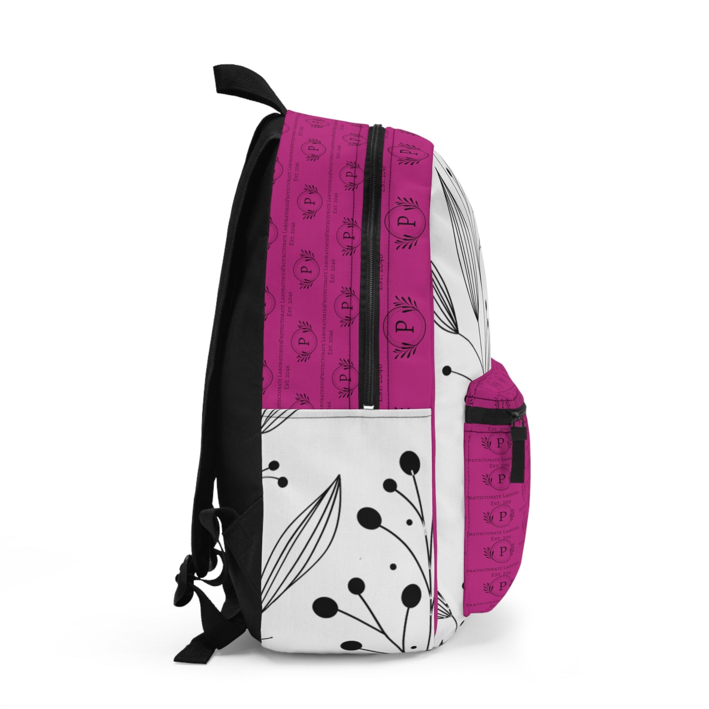 Pink and white Backpack